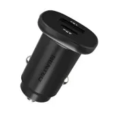 Автомобильное зарядное устройство SENTEO Q-03 USB + USB-C PD/QC 63W 3A Black