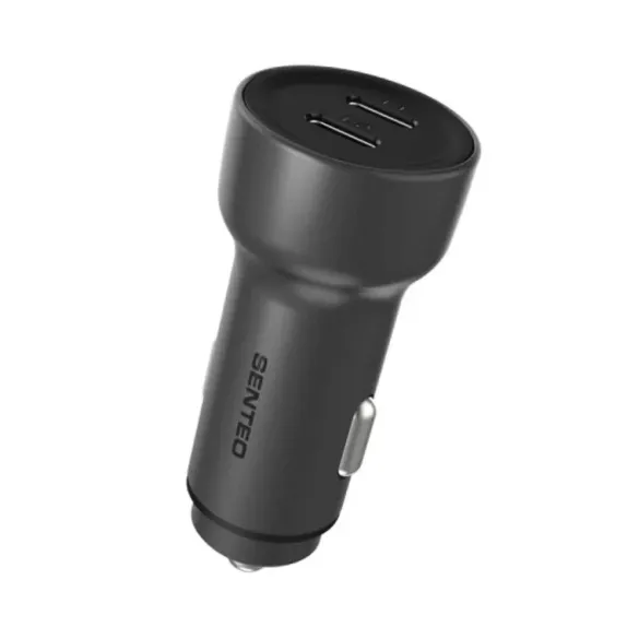 Автомобильное зарядное устройство SENTEO Q-05 2USB-C PD/QC 72W 3A Black