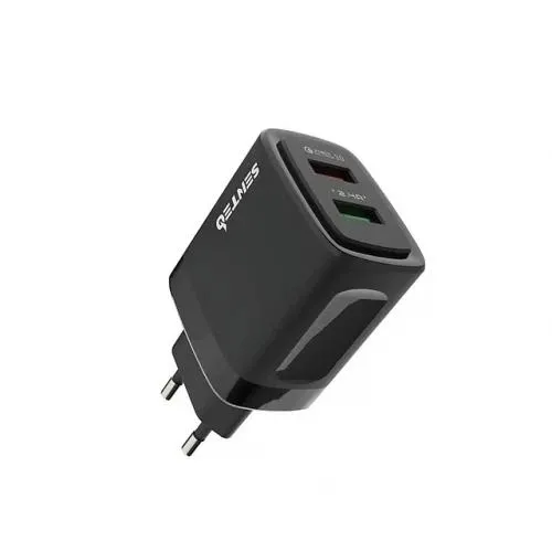Сетевое зарядное устройство SENTEO Z-05 2USB 2.4A QC3.0 Black