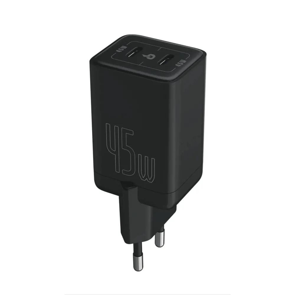 Сетевое зарядное устройство SENTEO Z-12 2USB-C PD3.0 45W Super Fast charge Black