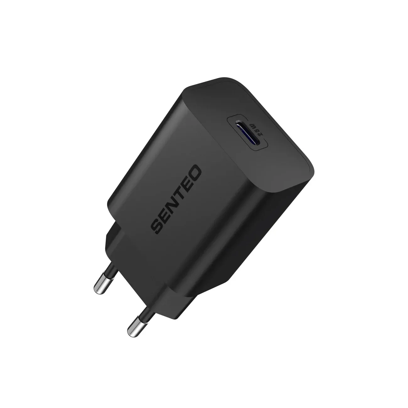 Сетевое зарядное устройство SENTEO Z-13 USB-C 3A PD 25W Black