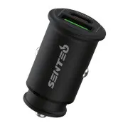 Автомобільний зарядний пристрій SENTEO Q-02 USB + USB-C PD/QC 30W 3A Black
