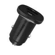 Автомобільний зарядний пристрій SENTEO Q-03 USB + USB-C PD/QC 63W 3A Black