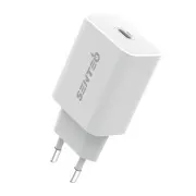 Мережевий зарядний пристрій SENTEO Z-08 USB-C PD 20W White