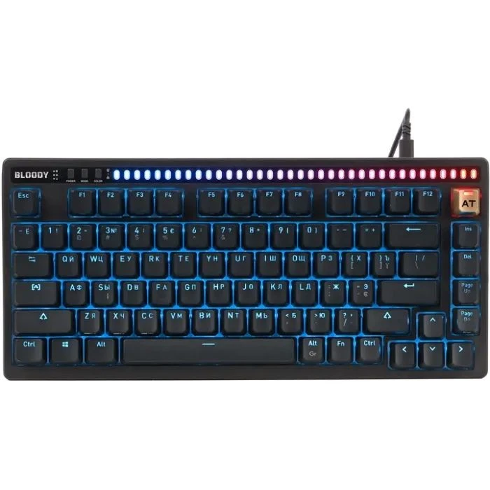 Клавиатура A4Tech Bloody AT75 USB RGB UA Black (4711421002769) (UA)