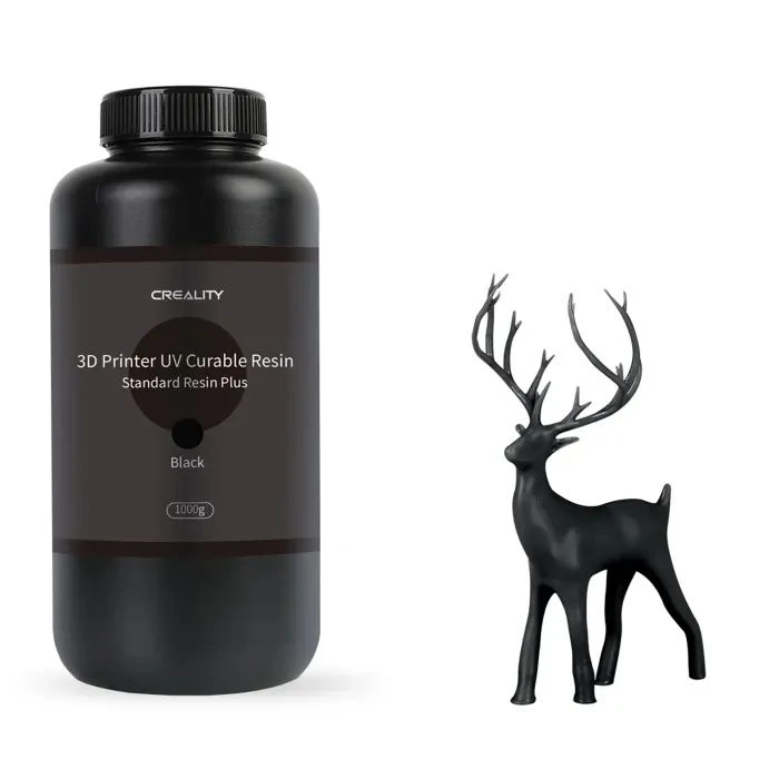 Фотополимерная смола Creality Resin, LCD Standard Plus 1кг, black, transparent (3302020090) (UA)