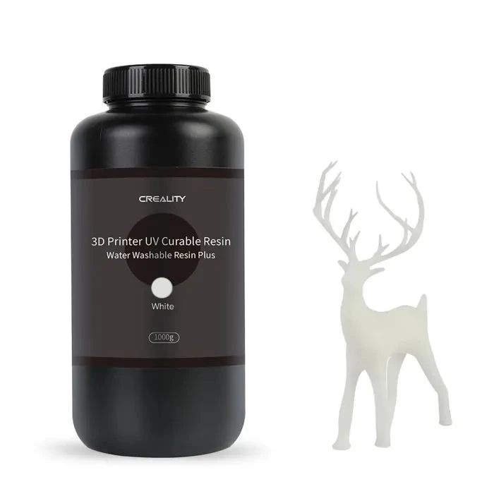 Фотополимерная смола Creality Resin, Water Washable Plus 1кг, white (3302010047) (UA)