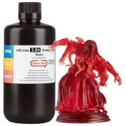 Фотополимерная смола ELEGOO Resin, ABS-like 3.0 plus 1кг, transparent red (50.103.0224) (UA)