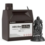 Фотополимерная смола ELEGOO Resin, ABS-like 3.0 pro 2кг, black (50.103.0234) (UA)