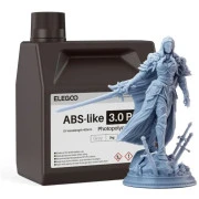 Фотополимерная смола ELEGOO Resin, ABS-like 3.0 pro 2кг, grey (50.103.0231) (UA)