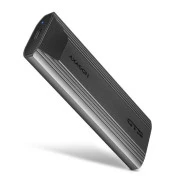Внешній карман AXAGON USB-C 10Gbps metal box для M.2 NVMe & SATA SSD THIN SCREWLESS (EEM2-GTS2) (UA)