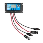 Контроллер заряда Neo Tools 20А, 12/24В(OPEN,AGM,GEL), 2xUSB (90-150) (UA)