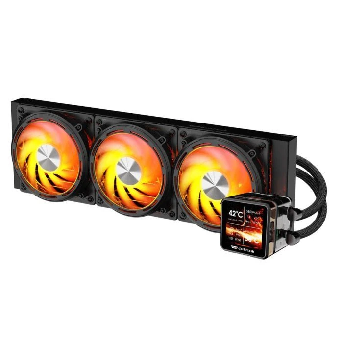 Кулер для процессора DARKFLASH DE360 BLACK (UA)