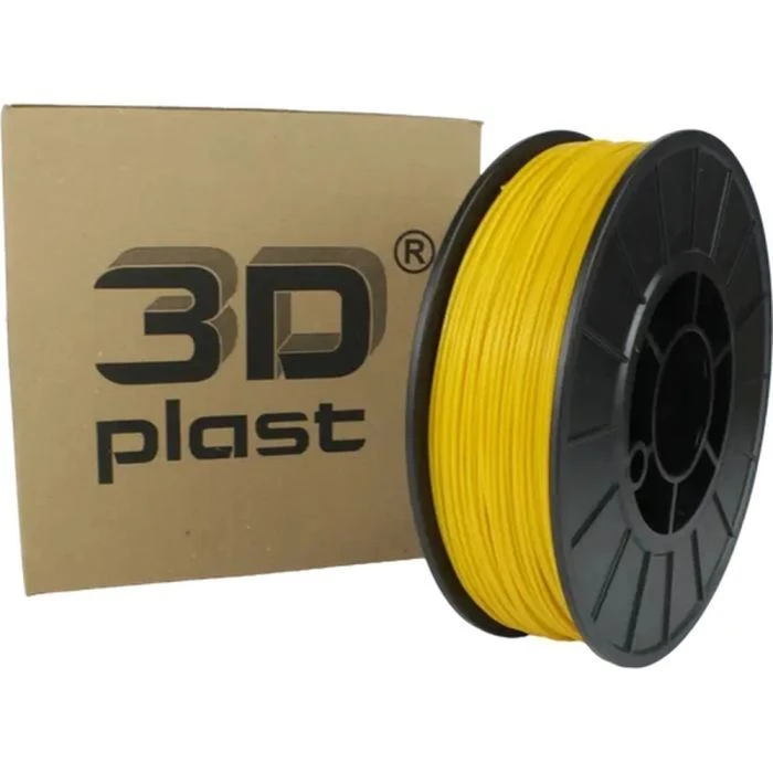 Пластик для 3D-принтера 3Dplast PETG 1.75мм, 0.85кг, жовтий (3DPTG17508YL) (UA)