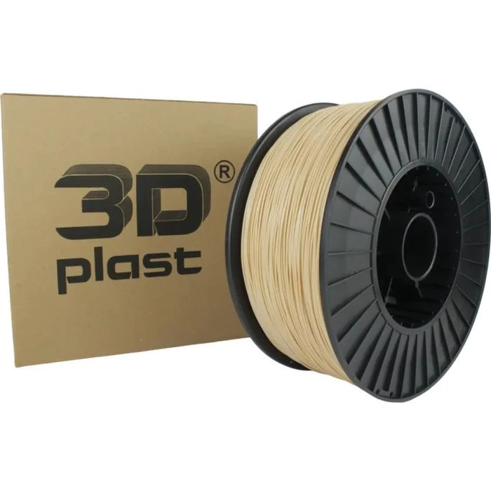 Пластик для 3D-принтера 3Dplast PETG 1.75мм, 3кг, бежевий (3DPTG1753BZH) (UA)