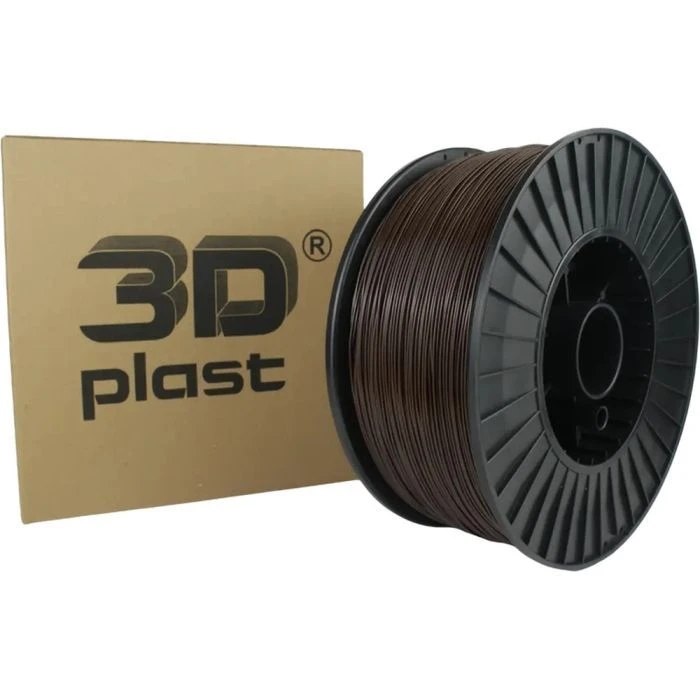 Пластик для 3D-принтера 3Dplast PETG 1.75мм, 3кг, brown (3DPTG1753BROW) (UA)