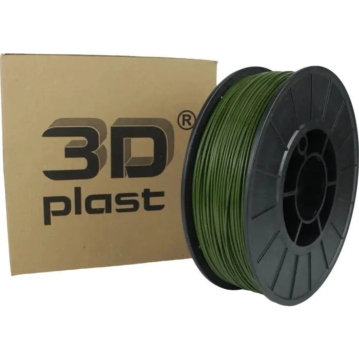 Пластик для 3D-принтера 3Dplast PLA 1.75мм, 0.85кг, khaki (3DPLA17508HKI) (UA)