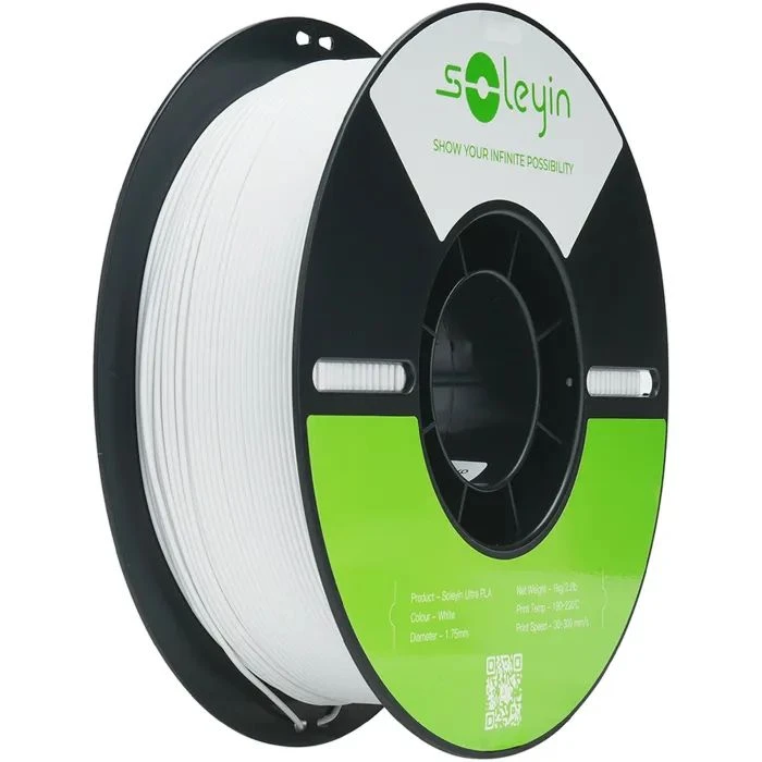 Пластик для 3D-принтера Creality Soleyin PLA ULTRA 1кг, 1.75мм, white (3301010609) (UA)