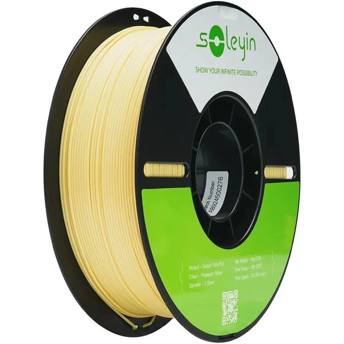 Пластик для 3D-принтера Creality Soleyin PLA ULTRA 1кг, 1.75мм, жовтий ананас (3301010605) (UA)