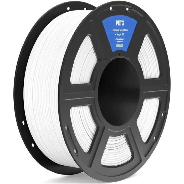 Пластик для 3D-принтера ELEGOO PETG 1кг, 1.75мм, white (50.203.0386) (UA)