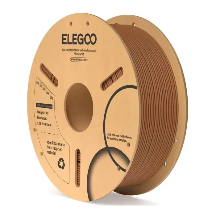 Пластик для 3D-принтера ELEGOO PLA 1кг, 1.75мм, brown (50.203.0167) (UA)