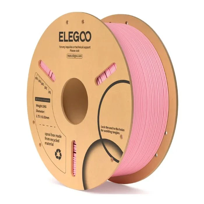 Пластик для 3D-принтера ELEGOO PLA 1кг, 1.75мм, pink (50.203.0104) (UA)