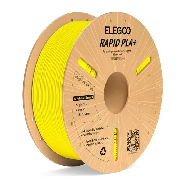 Пластик для 3D-принтера ELEGOO Rapid PLA Plus 1кг, 1.75мм, yellow (50.203.0121) (UA)
