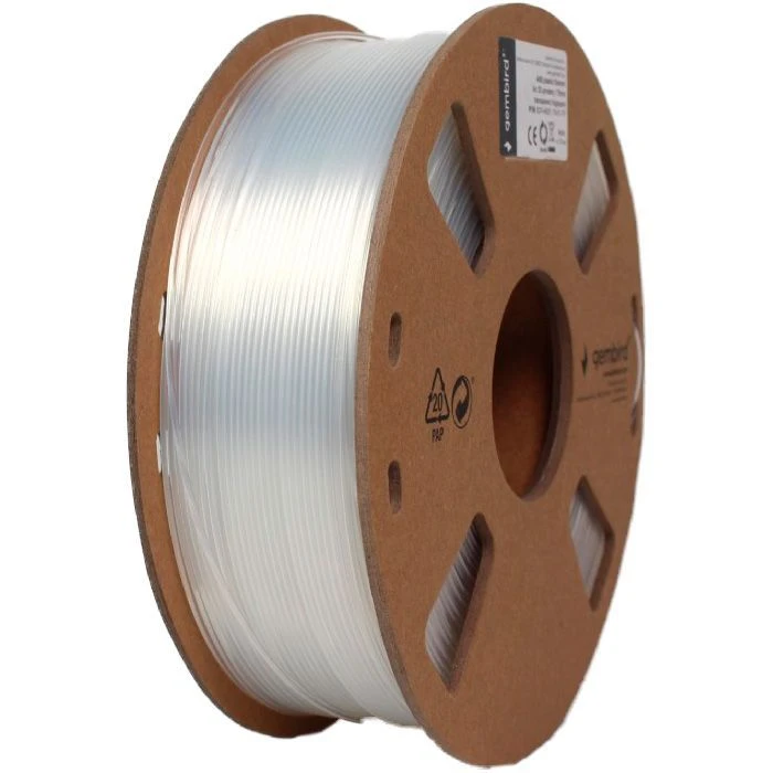 Пластик для 3D-принтера Gembird ABS, 1.75 мм, 1kg, transparent (3DP-ABS1.75-01-TR) (UA)