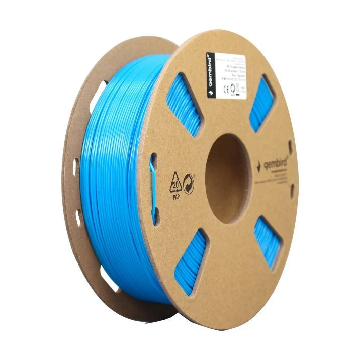 Пластик для 3D-принтера Gembird PETG, 1.75 мм, blue, 1 кг (3DP-PETG1.75-01-B) (UA)