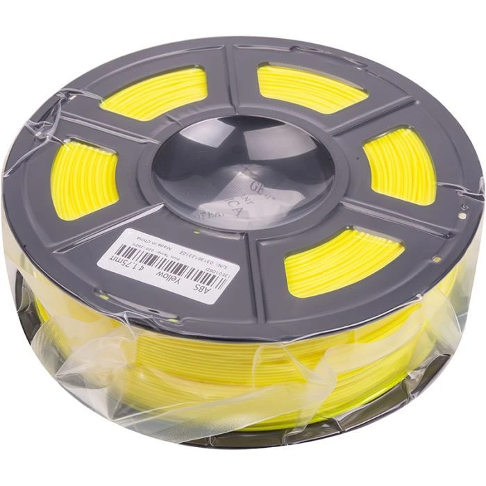 Пластик для 3D-принтера PowerPlant ABS, 1.75 мм, 1kg, yellow (PT812899) (UA)