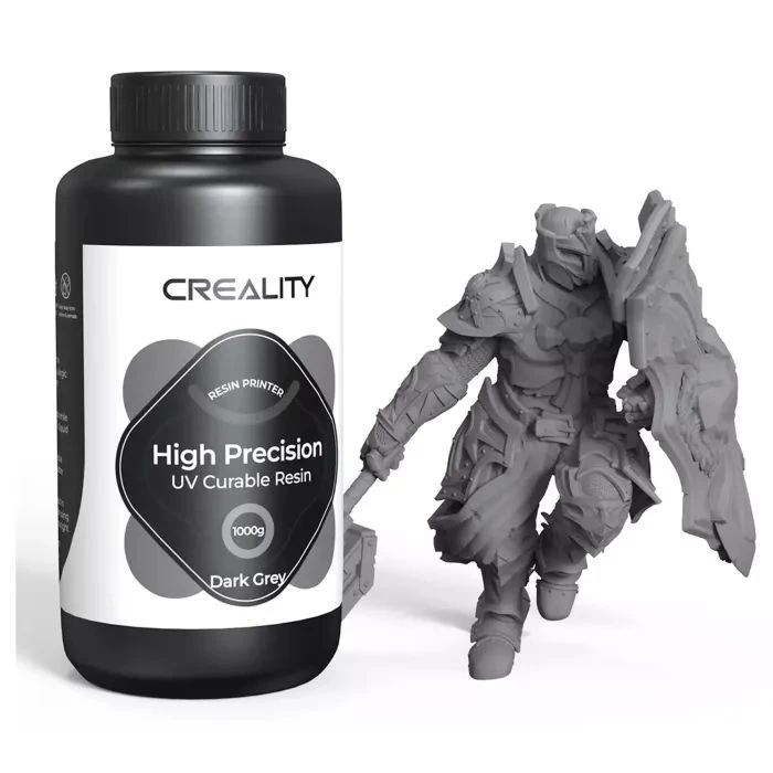 Фотополімерна смола Creality Resin, LCD 8K High Precision 1кг, темно-сіра (3302190004) (UA)