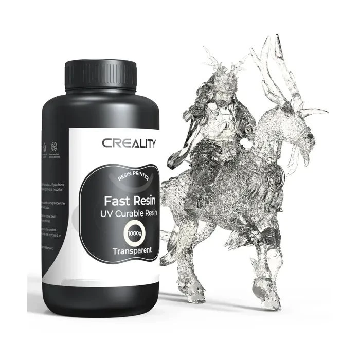 Фотополимерная смола Creality Resin, LCD Fast, 1кг, transparent (3302180006) (UA)