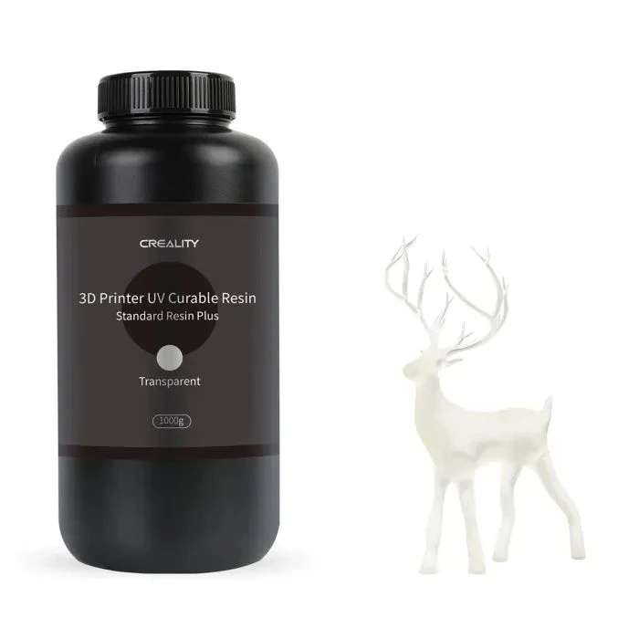 Фотополімерна смола Creality Resin, LCD Standard Plus 1кг, прозора (3302020092) (UA)