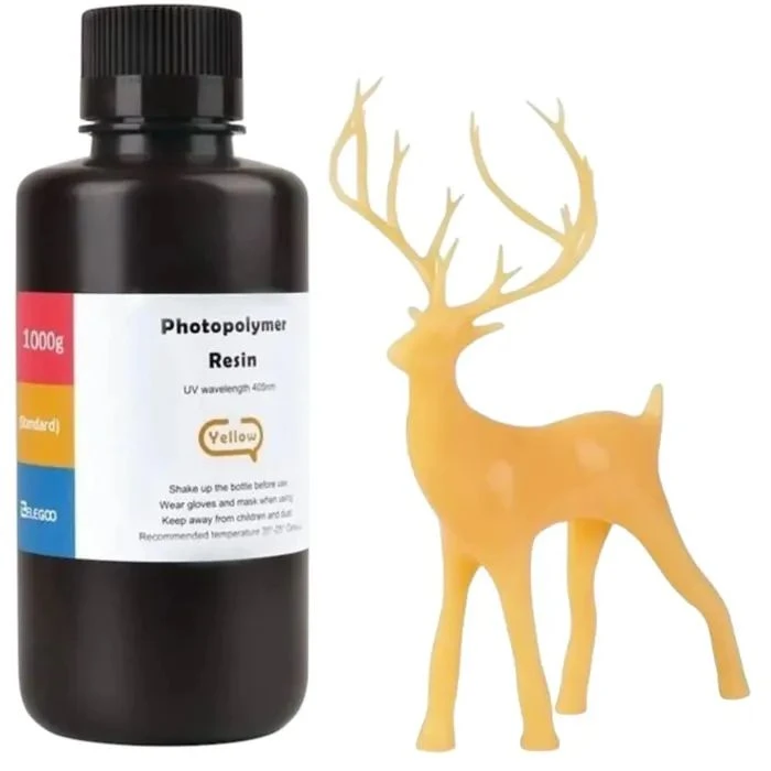 Фотополімерна смола ELEGOO Resin, ABS-like 1кг, жовта (50.103.0103) (UA)