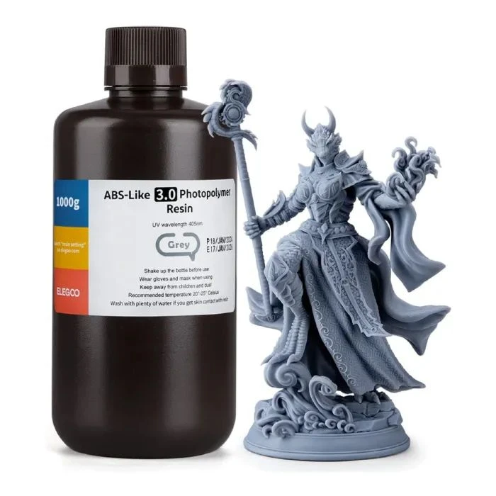 Фотополимерная смола ELEGOO Resin, ABS-like 3.0 1кг, grey (50.103.0143) (UA)