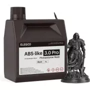 Фотополімерна смола ELEGOO Resin, ABS-like 3.0 pro 2кг, чорна (50.103.0234) (UA)