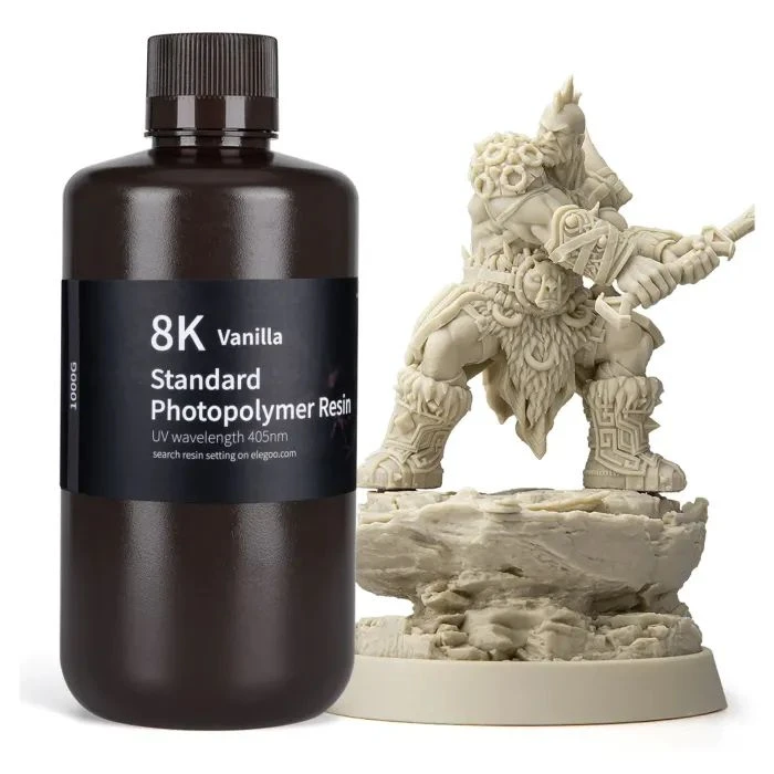 Фотополімерна смола ELEGOO Resin, Standard 8K 1кг, vanilla (50.103.0130) (UA)