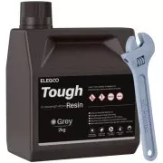 Фотополімерна смола ELEGOO Resin Tough grey 2кг (50.103.0275) (UA)