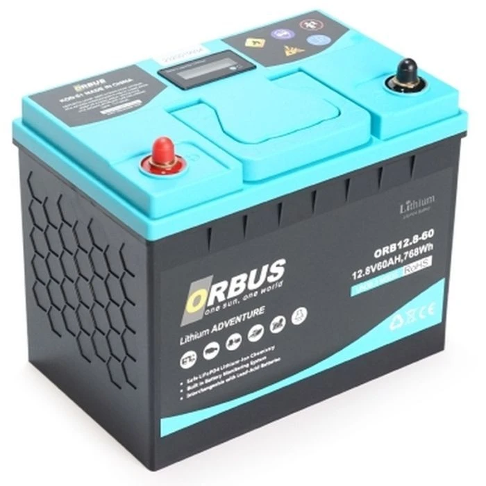 Акумуляторна батарея LiFePo4 Orbus LiFePO4 12.8V - 60Ah (LIT12-60) (UA)