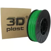 Пластик для 3D-принтера 3Dplast PLA 1.75мм, 0.85кг, зелений (3DPLA17508GR) (UA)