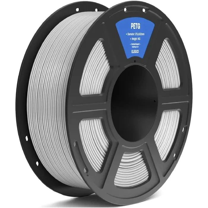 Пластик для 3D-принтера ELEGOO PETG 1кг, 1.75мм, сірий (50.203.0391) (UA)