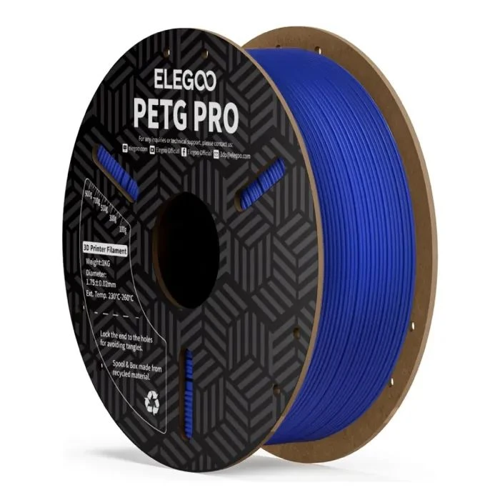 Пластик для 3D-принтера ELEGOO PETG PRO 1кг, 1.75мм, blue (50.203.0201) (UA)