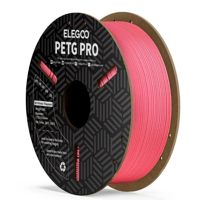 Пластик для 3D-принтера ELEGOO PETG PRO 1кг, 1.75мм, pink (50.203.0263) (UA)