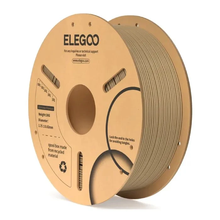 Пластик для 3D-принтера ELEGOO PLA 1кг, 1.75мм, дерев'яний (50.203.0112) (UA)