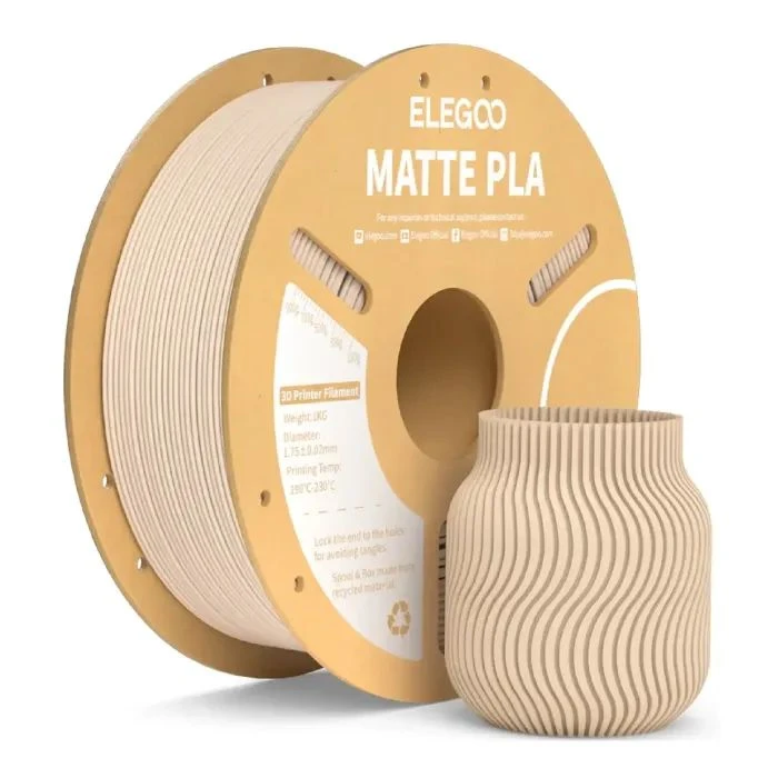 Пластик для 3D-принтера ELEGOO PLA matte 1кг, 1.75мм, beige (50.203.0260) (UA)