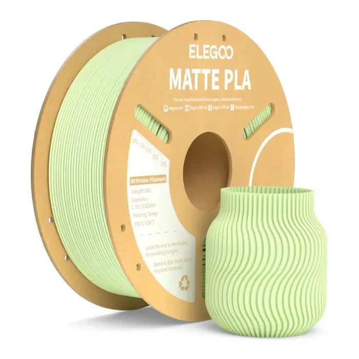Пластик для 3D-принтера ELEGOO PLA matte 1кг, 1.75мм, green mint (50.203.0262) (UA)