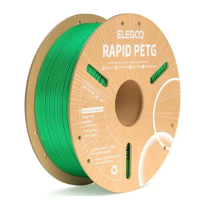 Пластик для 3D-принтера ELEGOO Rapid PETG 1кг, 1.75мм, зелений (50.203.0220) (UA)