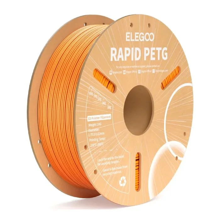 Пластик для 3D-принтера ELEGOO Rapid PETG 1кг, 1.75мм, orange (50.203.0223) (UA)
