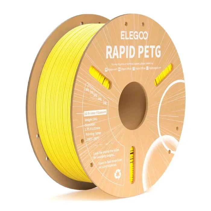 Пластик для 3D-принтера ELEGOO Rapid PETG 1кг, 1.75мм, жовтий (50.203.0221) (UA)
