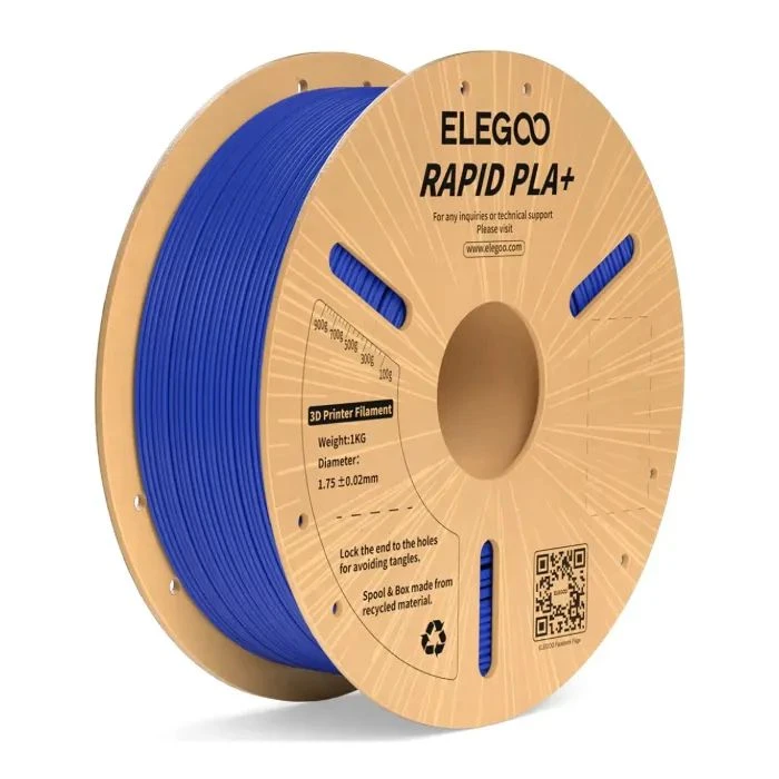 Пластик для 3D-принтера ELEGOO Rapid PLA Plus 1кг, 1.75мм, blue (50.203.0117) (UA)